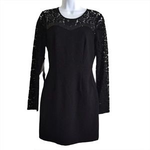 DORA LANDA Sequins & Lace Little Black Dre…